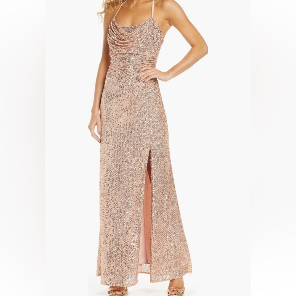 Sequin Evening Gown